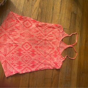 Victoria's Secret Pink Geometric Tank Top